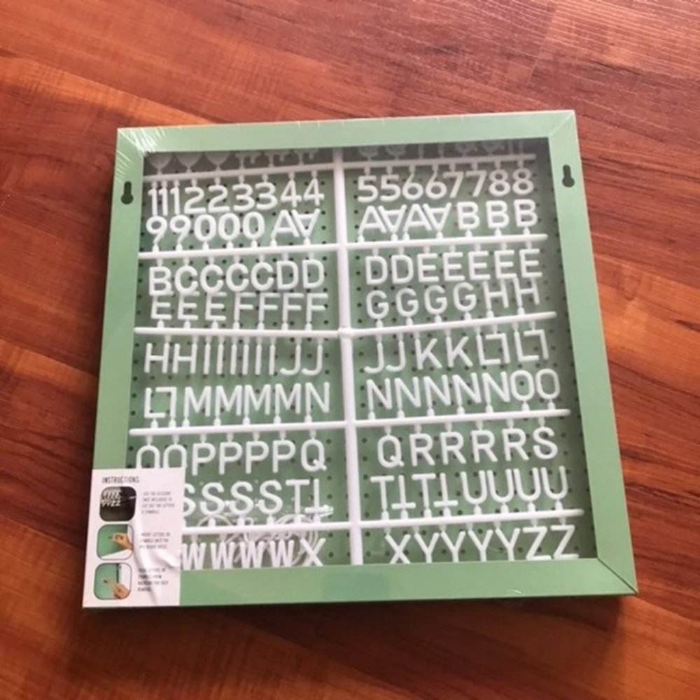 Metal peg board